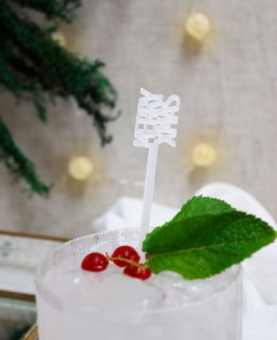 Agitador merry xmas para fiestas de navidad