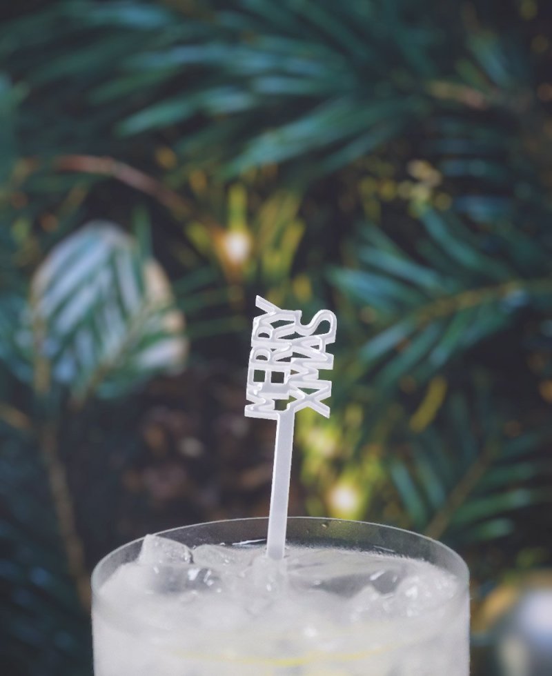 Agitadores de navidad para remover cócteles Agitadores de navidad para remover cócteles