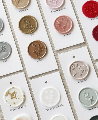 Sellos de lacre de colores