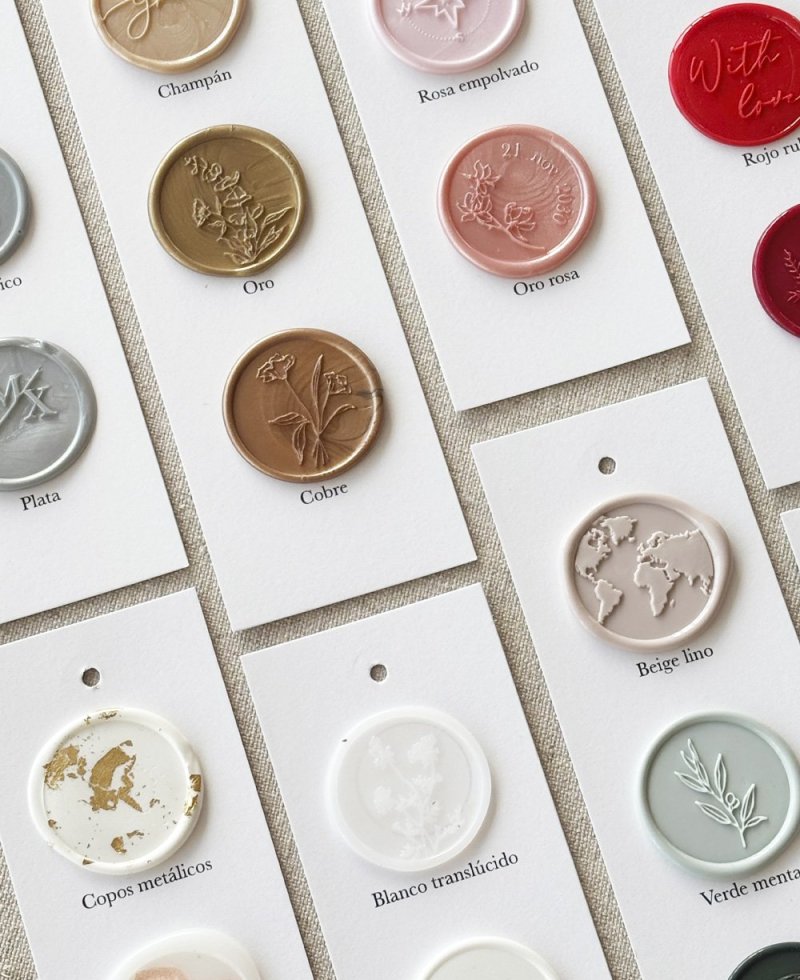 Sellos de lacre de colores