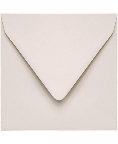 Sobre cuadrado blanco roto para invitaciones