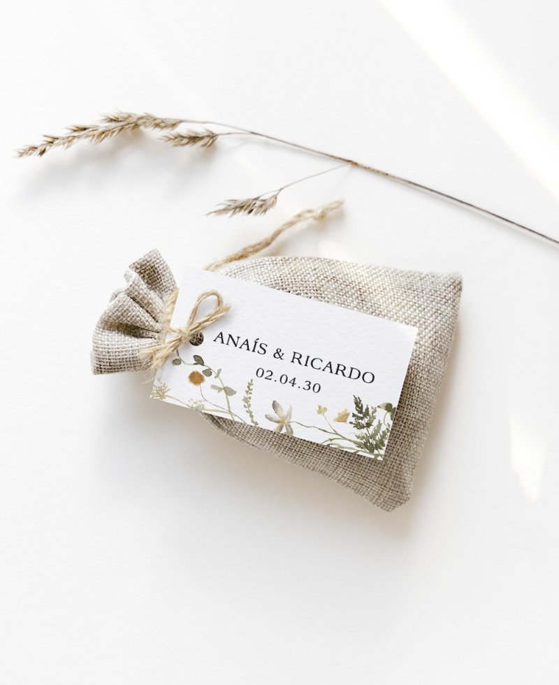 Detalles para bodas con flores