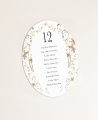 Seating plan para bodas estaciones flores