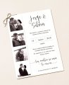 Invitación para boda con fotos