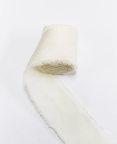 Fita de Seda Natural Off-White | Marmarina