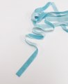 Cintas de terciopelo azul claro para ramos