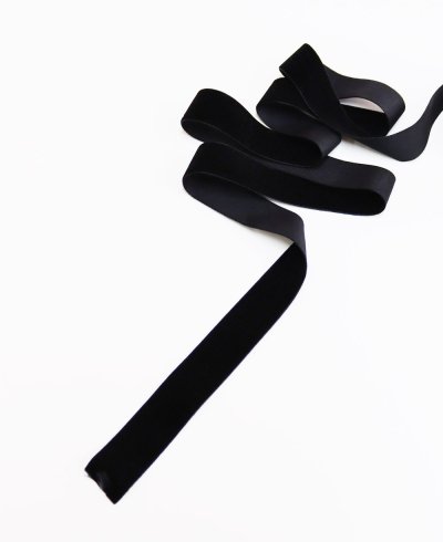 Cintas de terciopelo negras para ramos