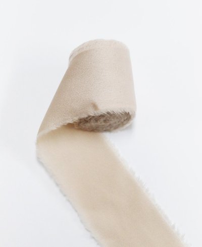 Naturseidenband Off-White | Marmarina