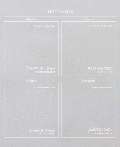 Álbum de fotos de bodas personalizado