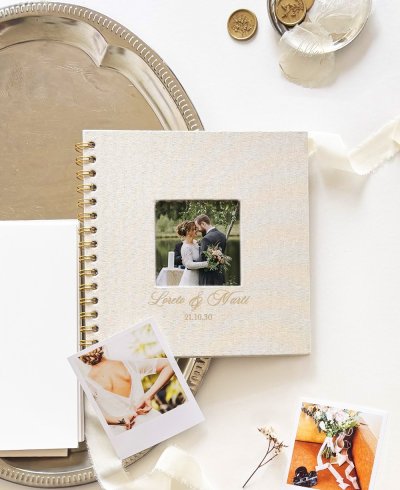 Libro de firmas personalizado con foto