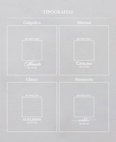 Álbum de fotos para bautizos