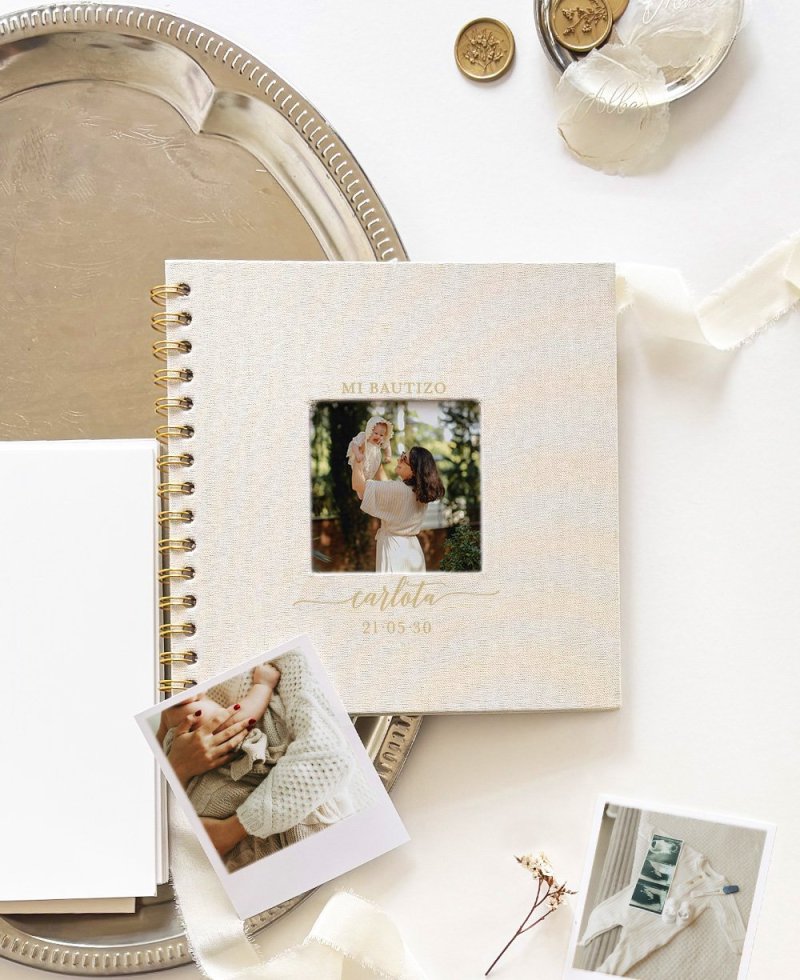 Libro de firmas personalizado con foto
