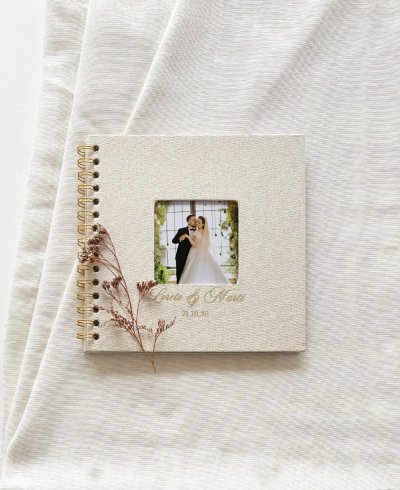 Libro de fotos de boda personalizado