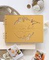 Libro de firmas con corona de flores