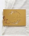 Libro de firmas de boda dorado