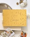 Libro de firmas con estampado floral
