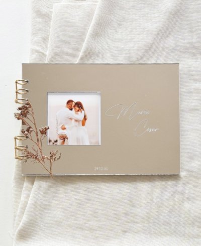 Libro de firmas con foto
