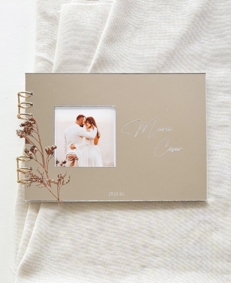 Libro de firmas con foto