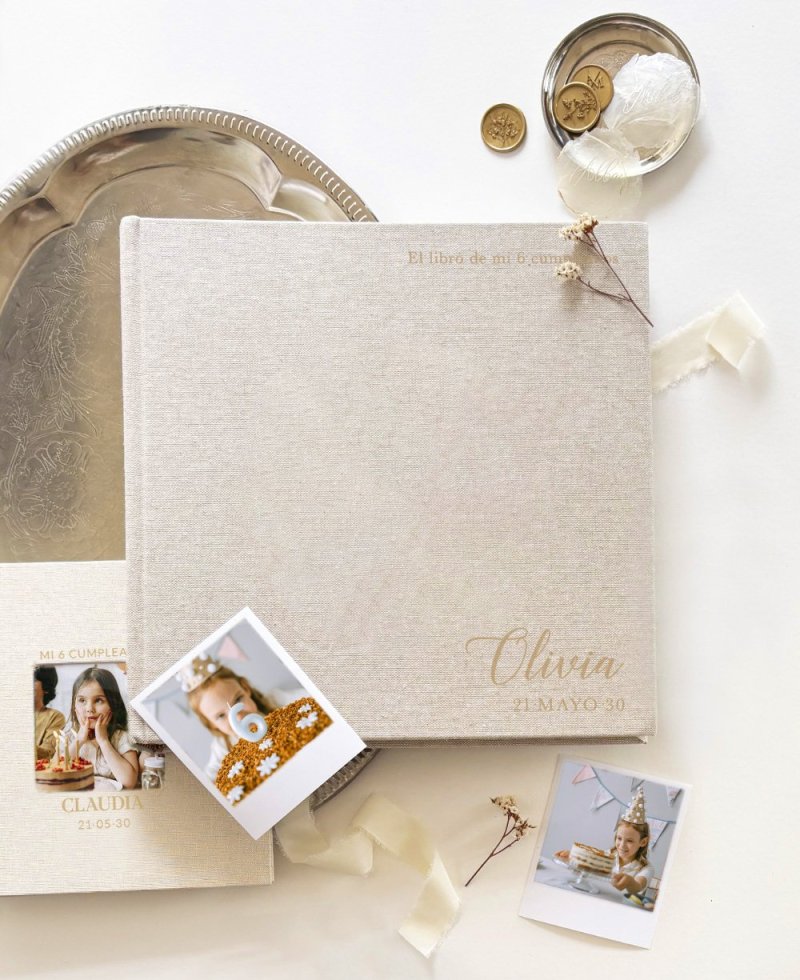 Libro de firmas para cumpleaños personalizado
