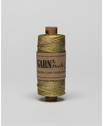 Cordão Baker 1mm Gold Twine Twine | Bobinas de 45 m