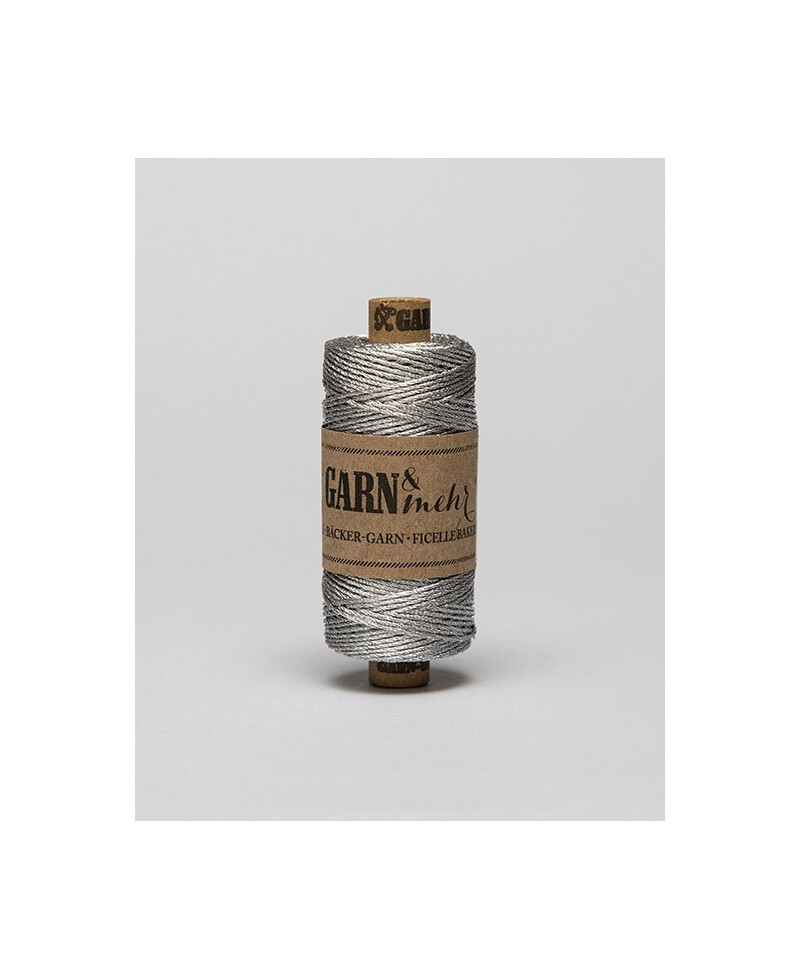 Cordão de Prata Baker Twine | Melhores cabos para decoração Cordão de Prata Baker Twine | Melhores cabos para decoração