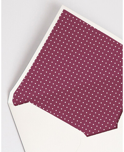 Envelopes com Forro Marrom Bolinhas | Marmarina