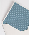 Buste con fodera blu corallo a pois | Marmarina