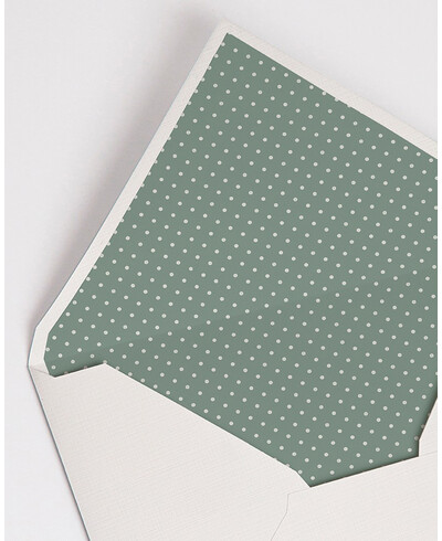 Buste con Fodera Verde Secco a Pois | Marmarina