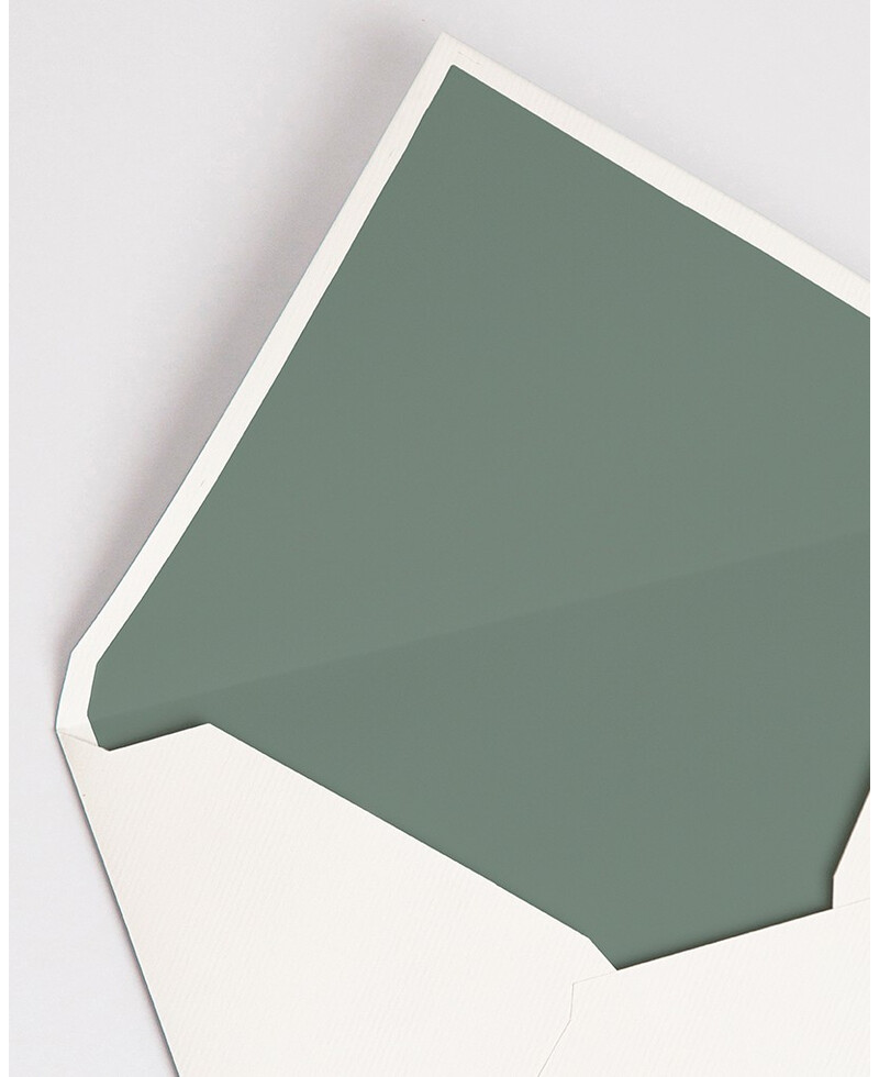 Envelopes com Forro Verde Seco | Marmarina Envelopes com Forro Verde Seco | Marmarina