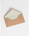 Olive Green Lined Envelopes | Marmarina