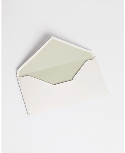 Envelopes com Forro Verde Oliva | Marmarina