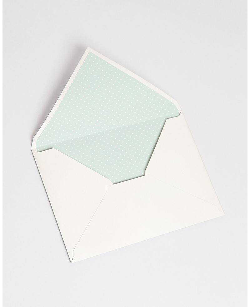 Envelopes com Forro de Menta Bolinhas | Marmarina Envelopes com Forro de Menta Bolinhas | Marmarina
