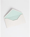 Envelopes com Forro de Menta Bolinhas | Marmarina