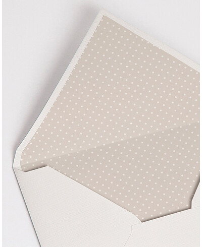 Kaschmir gefütterte Umschläge Polka Dots | Marmarina