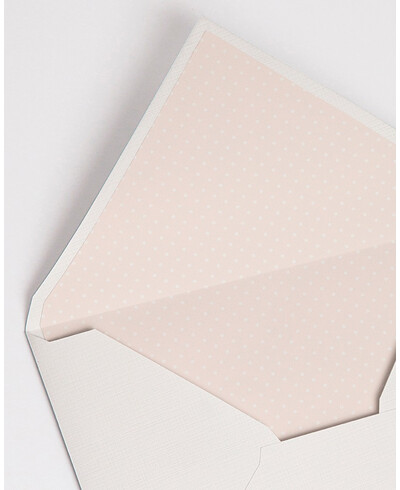 Envelopes com Forro Nude Bolinhas | Marmarina
