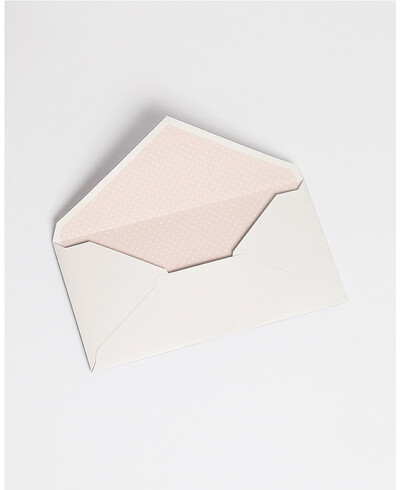 Envelopes com Forro Nude Bolinhas | Marmarina