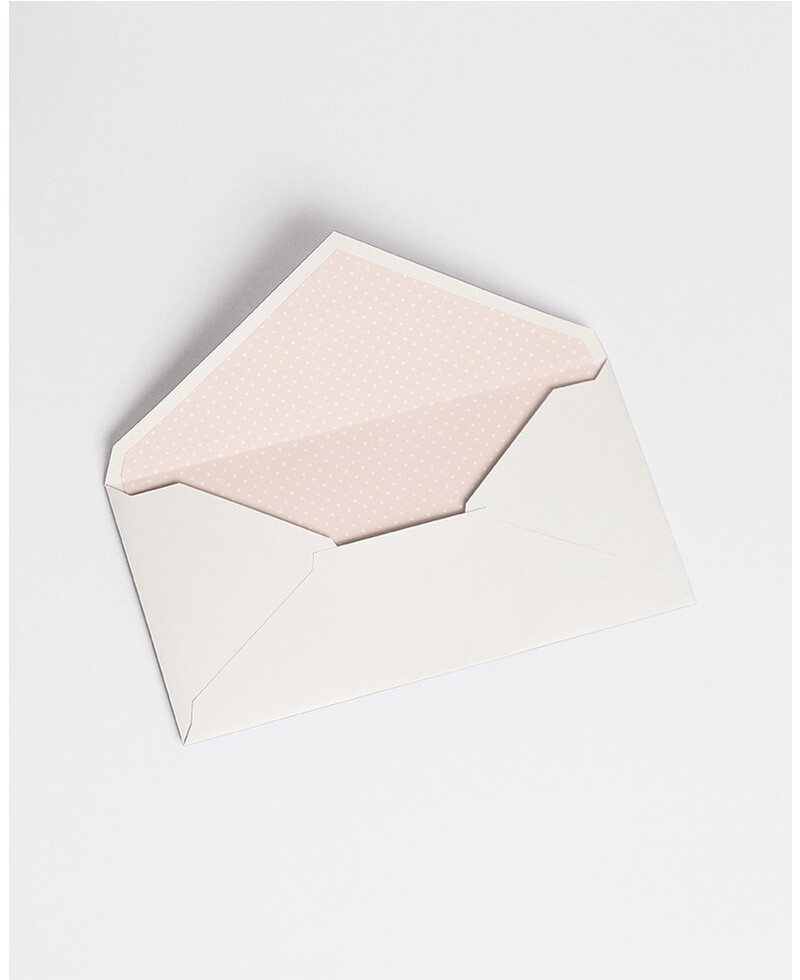 Umschläge mit nude Futter Polka Dots | Marmarina Umschläge mit nude Futter Polka Dots | Marmarina