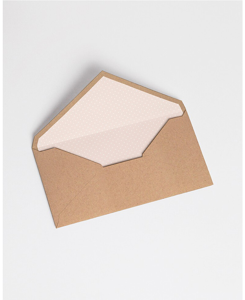 Envelopes com Forro Nude Bolinhas | Marmarina Envelopes com Forro Nude Bolinhas | Marmarina