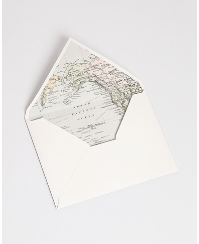 Buste con mappa a righe | Marmarina