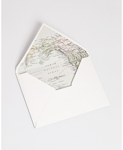 Buste con mappa a righe | Marmarina