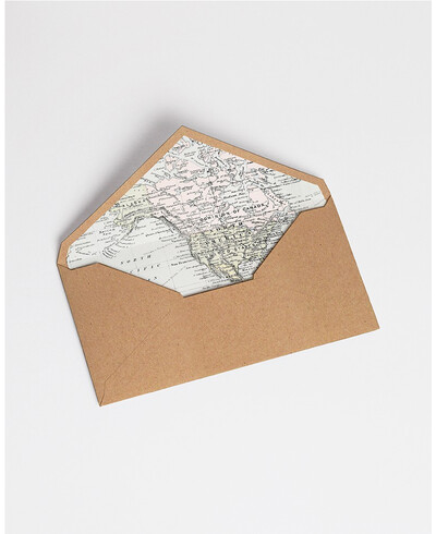 Buste con mappa a righe | Marmarina