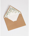 Envelopes Forrados com Oliva | Marmarina