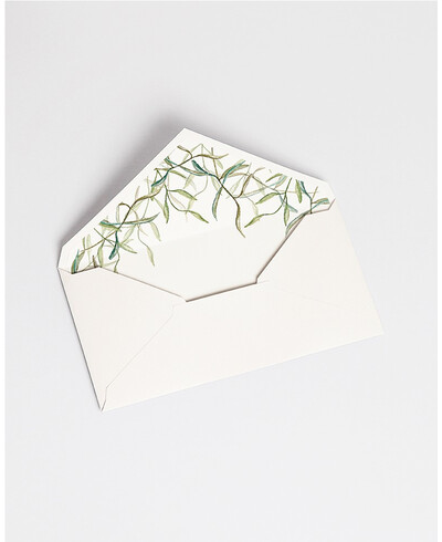 Envelopes Forrados com Oliva | Marmarina