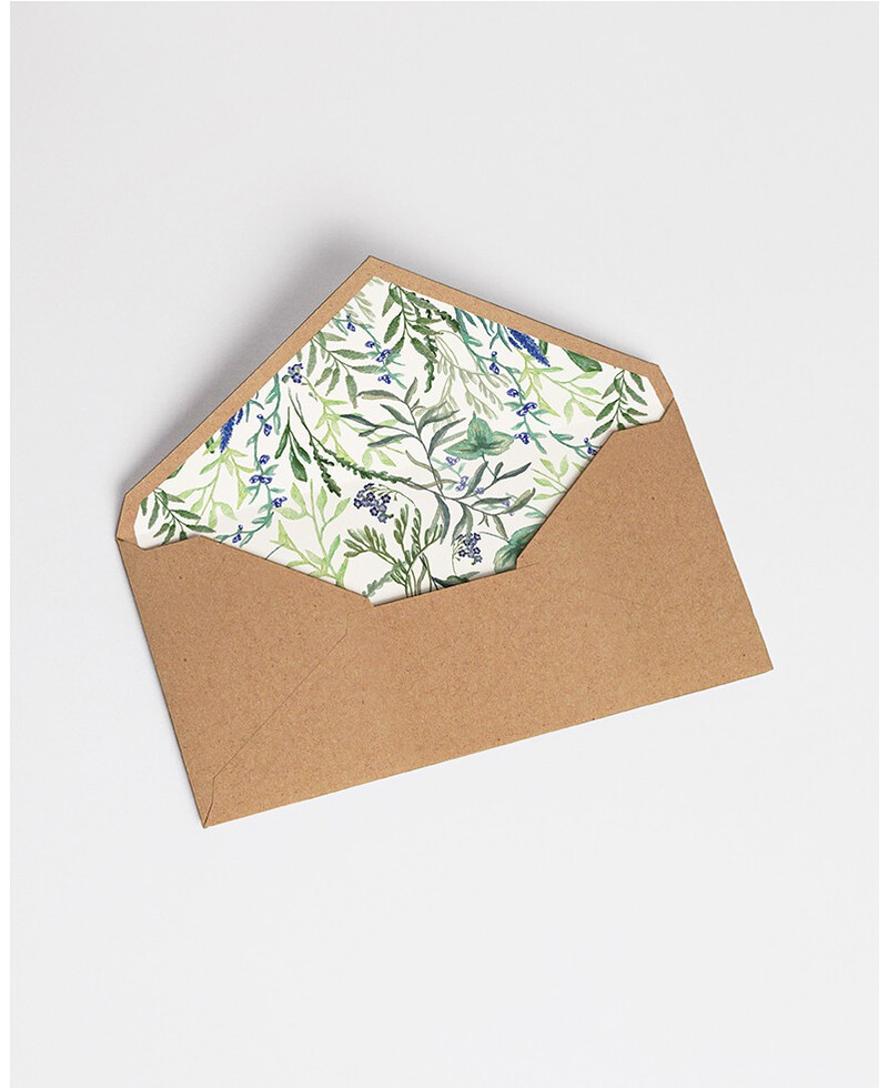 Wild Hyacinth Lined Envelopes | Marmarina Wild Hyacinth Lined Envelopes | Marmarina