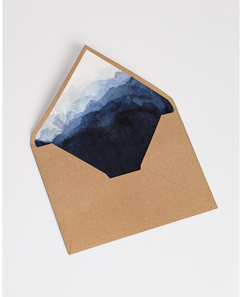 Water Lined Envelopes | Marmarina Water Lined Envelopes | Marmarina