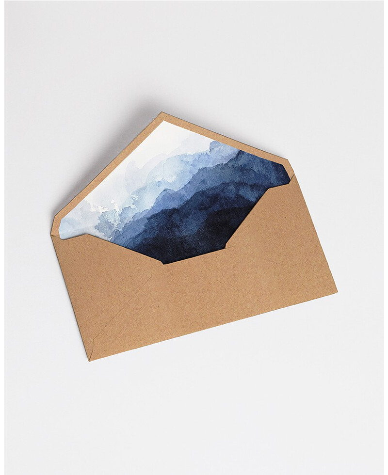 Water Lined Envelopes | Marmarina Water Lined Envelopes | Marmarina