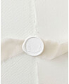 Sigillatura in cotone bianco