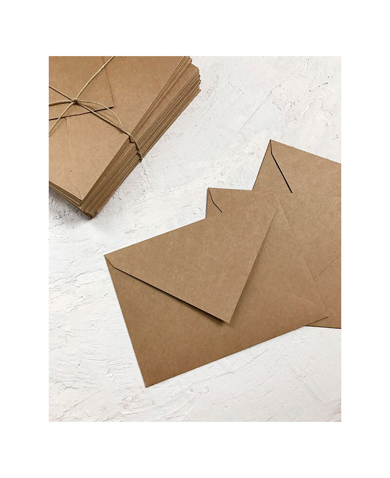 Envelopes de casamento Kraft C5 Envelopes de casamento Kraft C5