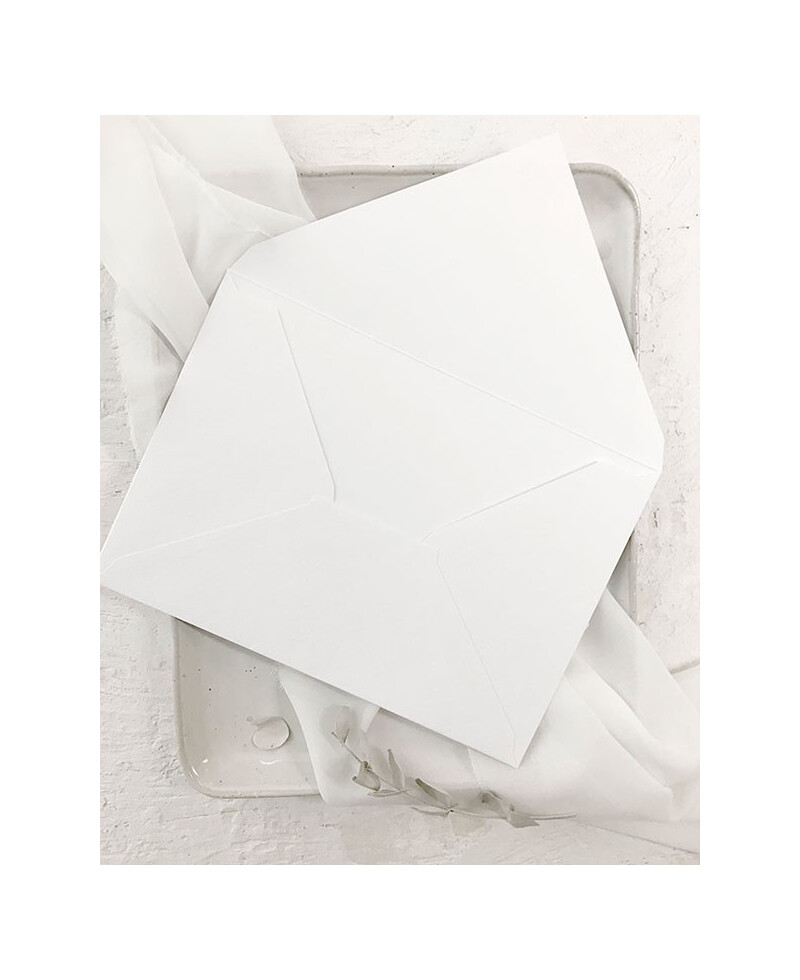 Envelope de casamento branco C5 Envelope de casamento branco C5