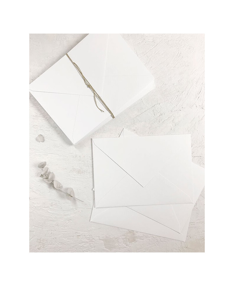 C5 envelopes de casamento branco C5 envelopes de casamento branco